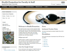 Tablet Screenshot of healthpromotion.appstate.edu