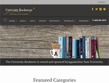 Tablet Screenshot of bookstore.appstate.edu