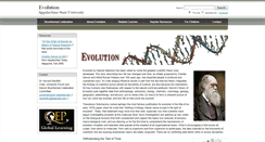 Desktop Screenshot of evolution.appstate.edu