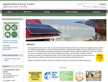 Tablet Screenshot of energy.appstate.edu