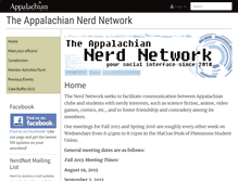 Tablet Screenshot of nerdnetwork.appstate.edu