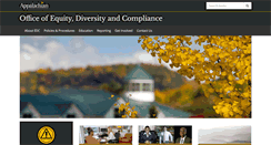 Desktop Screenshot of edc.appstate.edu