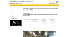 Desktop Screenshot of bfsa.appstate.edu