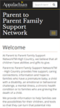 Mobile Screenshot of parent2parent.appstate.edu