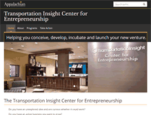 Tablet Screenshot of entrepreneurship.appstate.edu