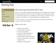 Tablet Screenshot of gaming.appstate.edu